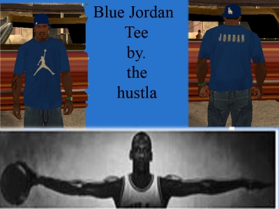 Blue Jordan Tee